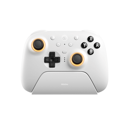 จอยเกมไร้สาย 8BITDO (80ND) ULTIMATE 2 BLUETOOTH & 2.4G สีขาว_0